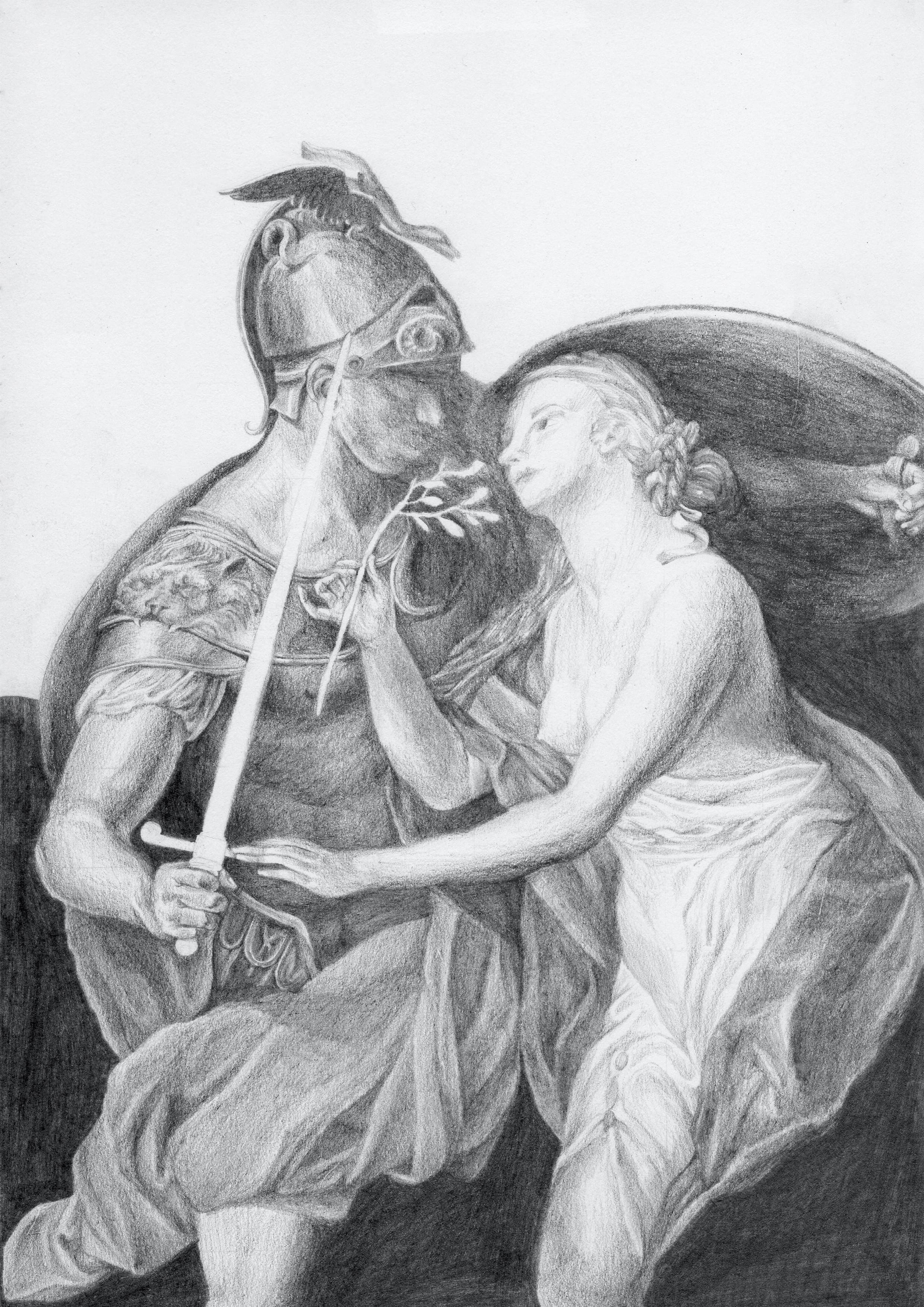 allegory of peace and war